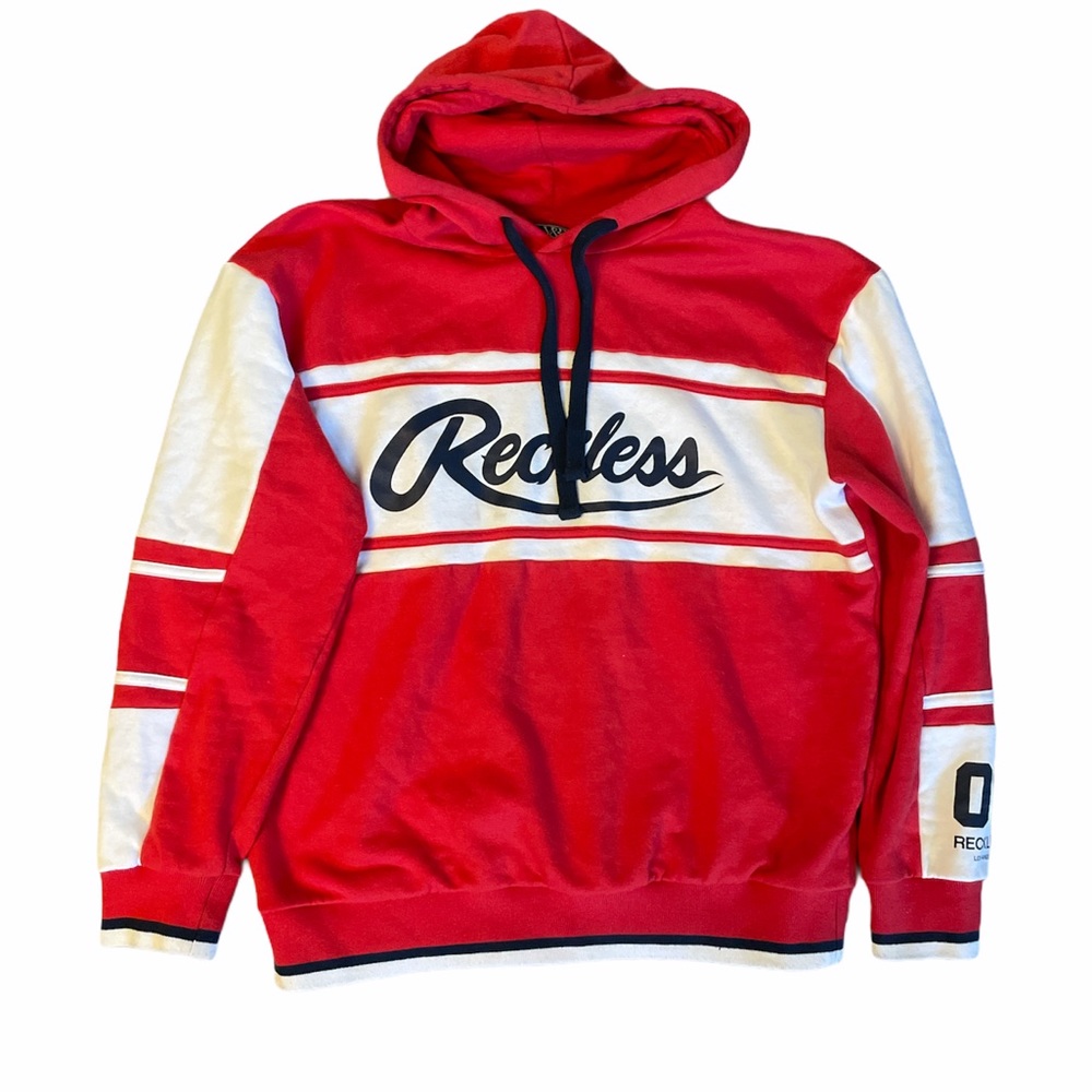 Young & Reckless colorblock hoodie